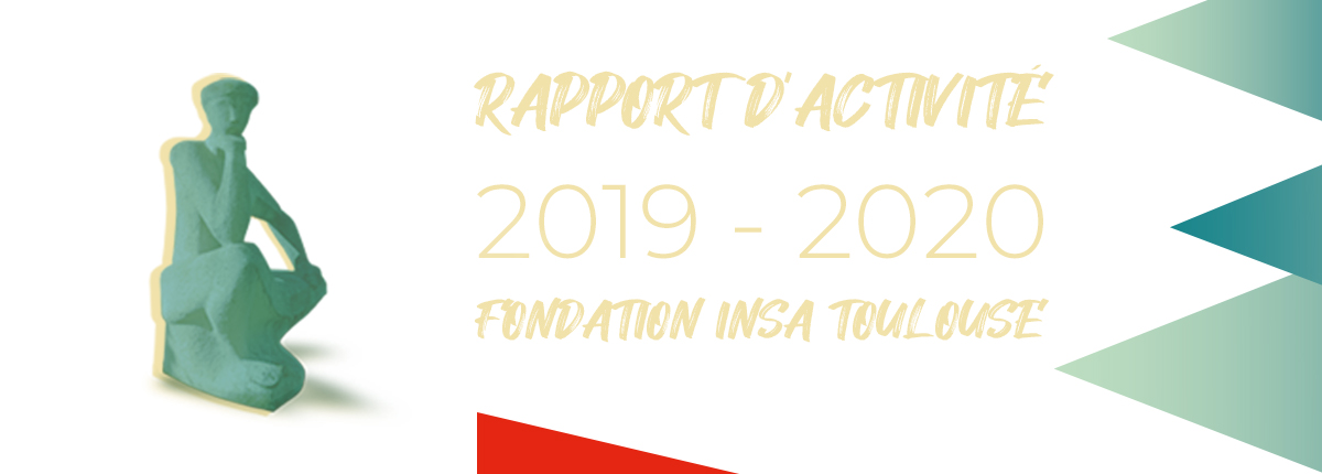 Visuel Rapport d'activité Fondation INSA Toulouse 2020