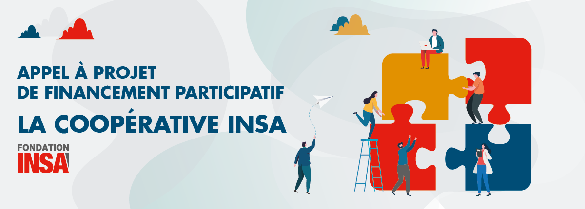 Visuel - Appel à projet de financement participatif LA COOPERATIVE INSA