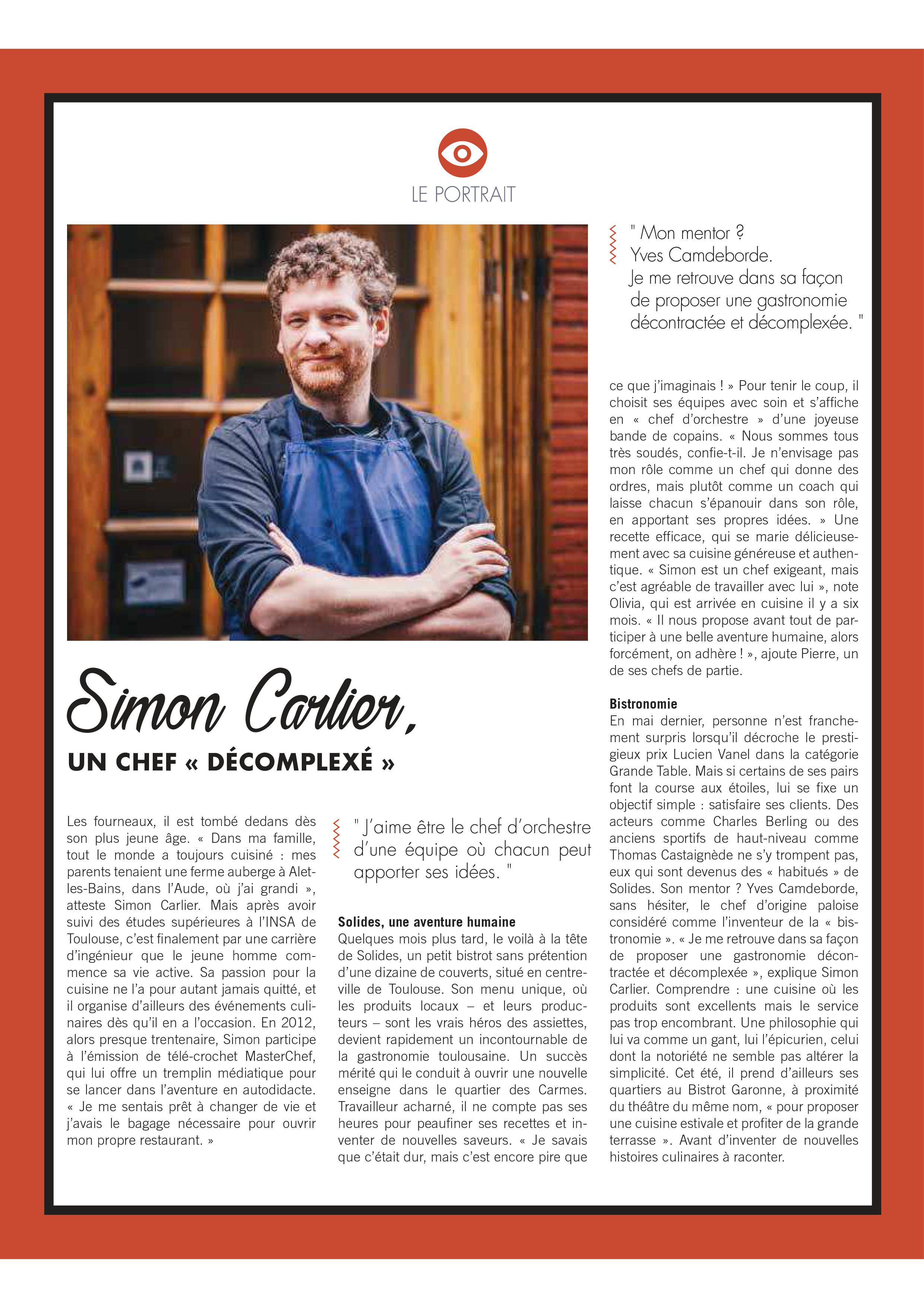 article simon cartier - HAUTE-GARONNE Magazine