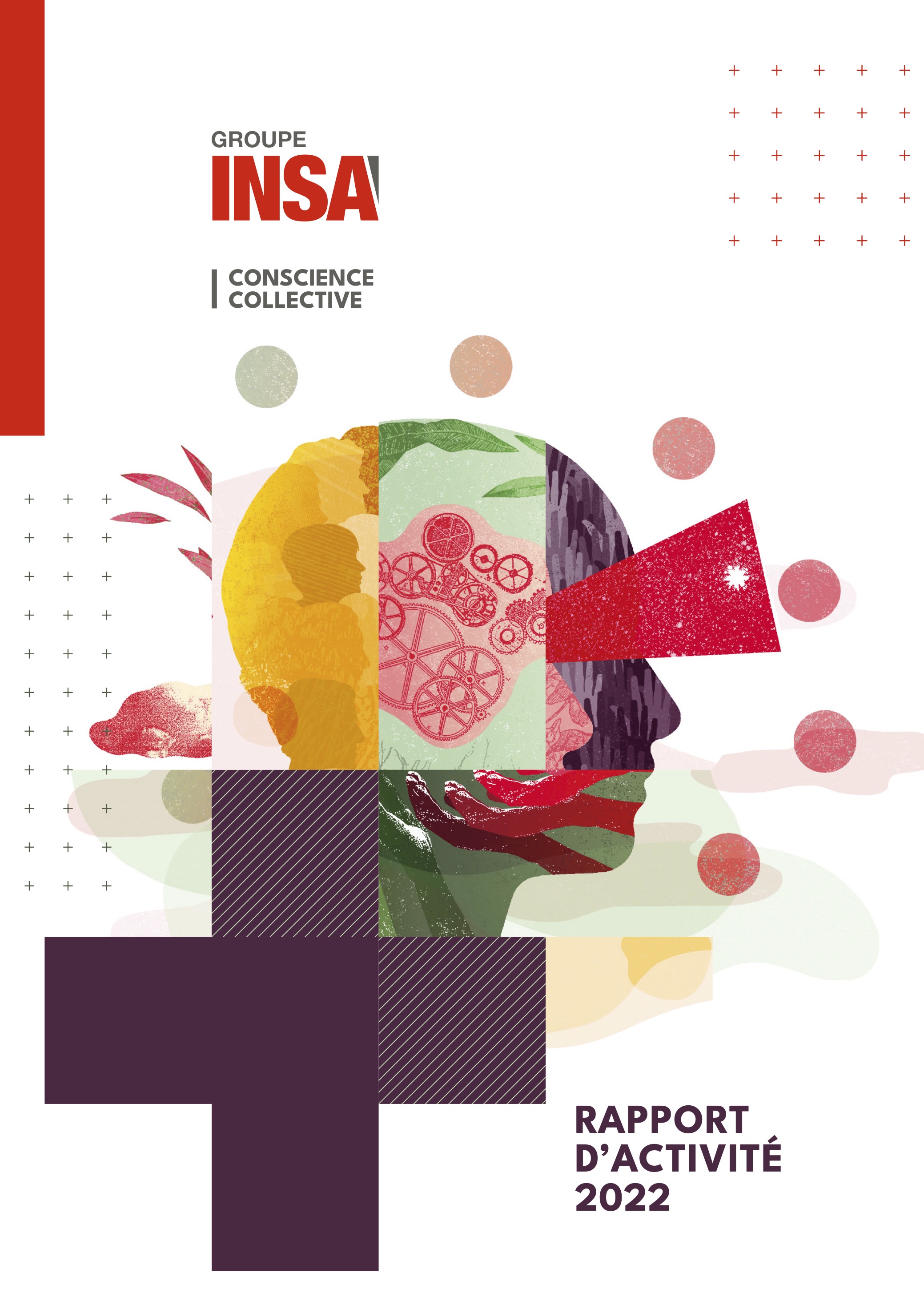 Visuel Rapport d'activité 2022 - Groupe INSA