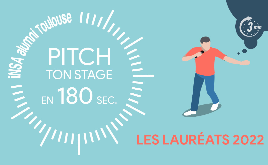 Visuel "Les lauréats 2022" PITCH TON STAGE EN 180 SEC."